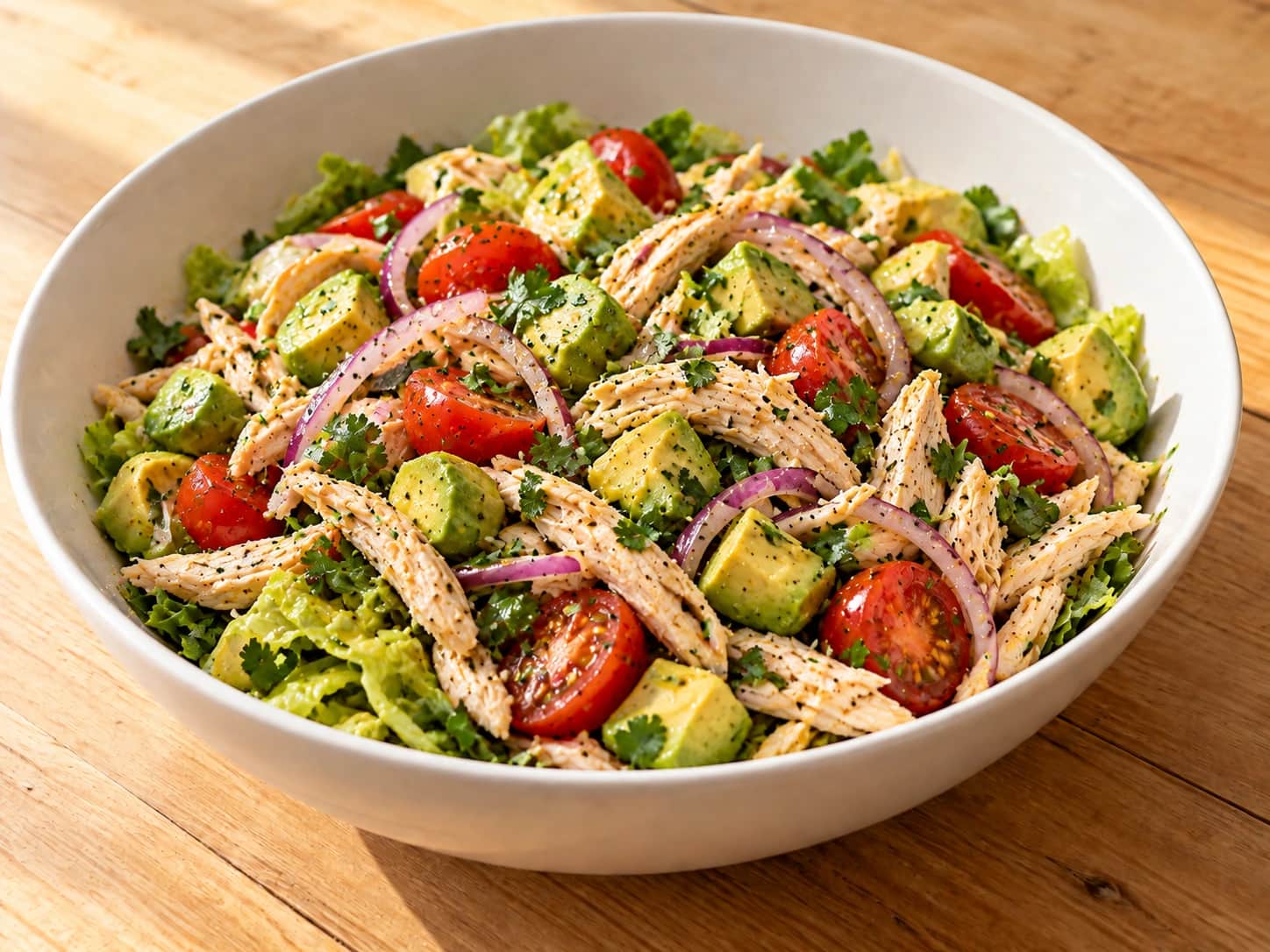 Imagen de Ensalada de pollo y aguacate