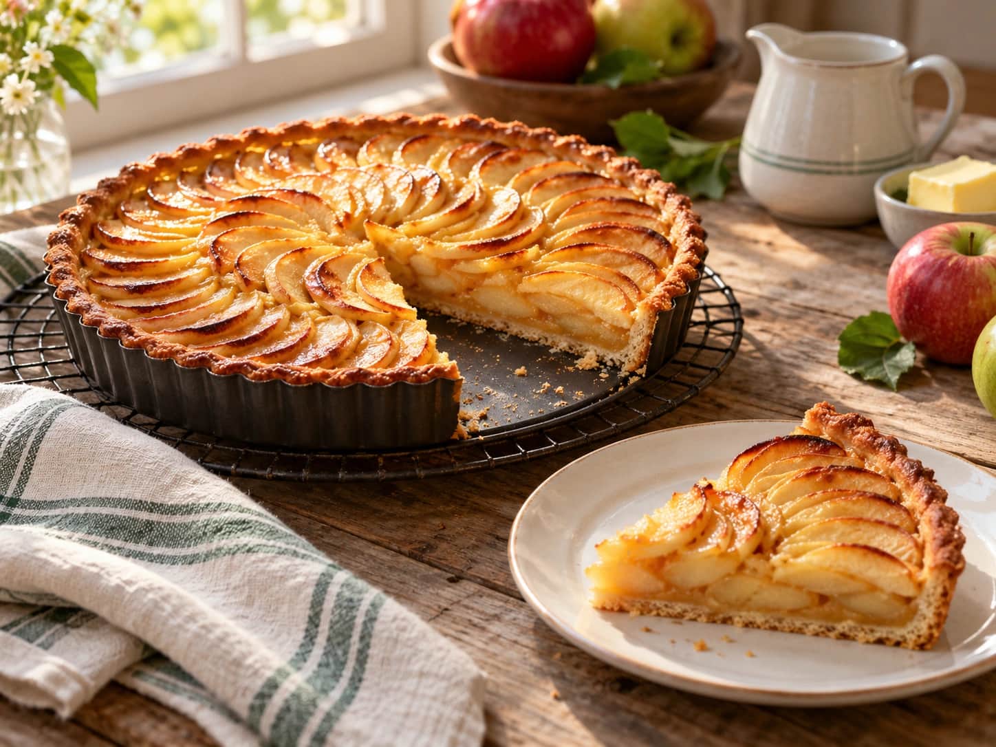 Imagen de Tarta de manzana clásica
