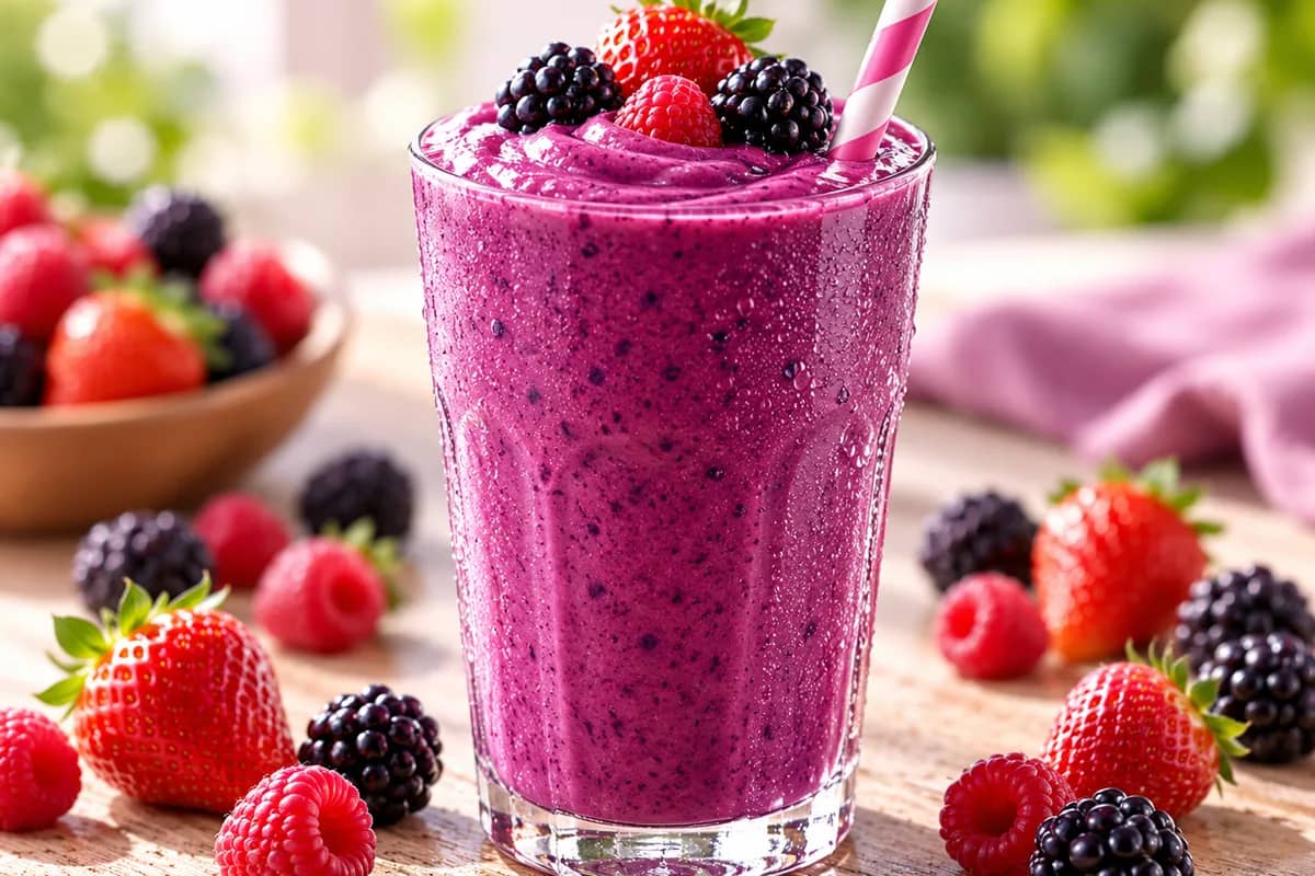 Bild von Beeren-Smoothie inspiriert von Grimace