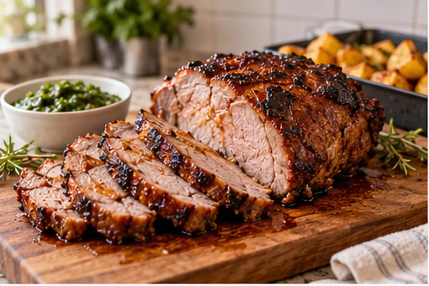Image of Oven-Roasted Pork Neck (Argentine Bondiola)