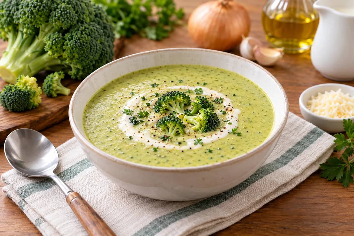 Bild von Brokkolicremesuppe