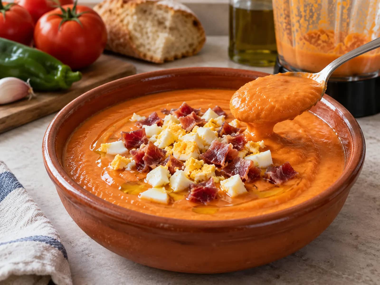 Image de Porra antequerana : soupe froide andalouse épaisse