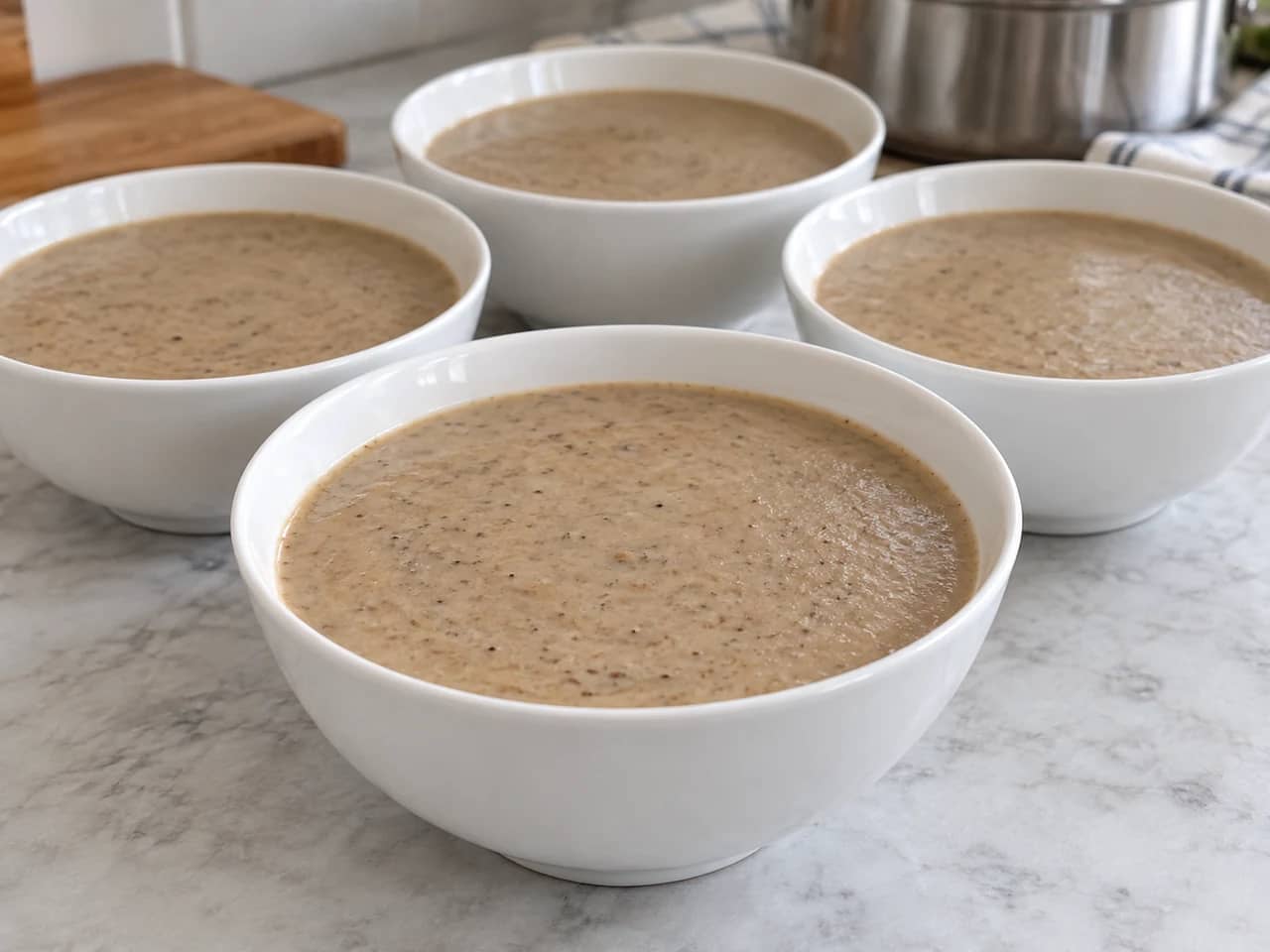 Bild von Pilzcremesuppe