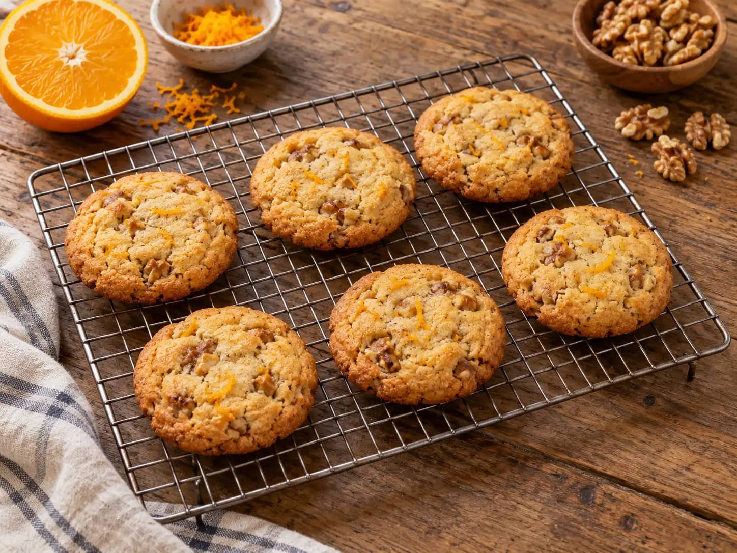Image de Biscuits à l’orange et aux noix