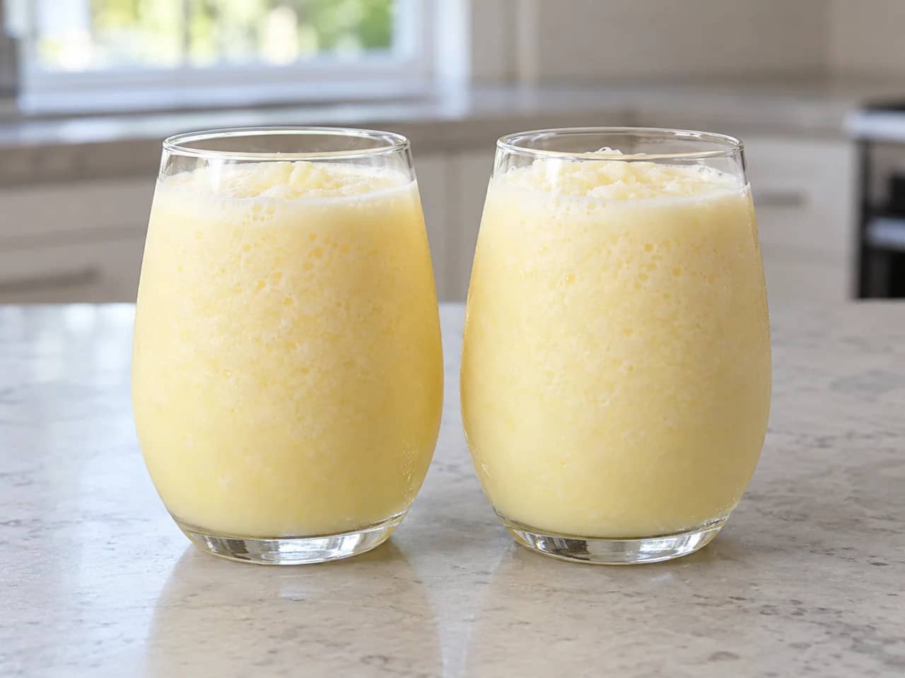 Imagem de Piña colada batida com rum e creme de coco