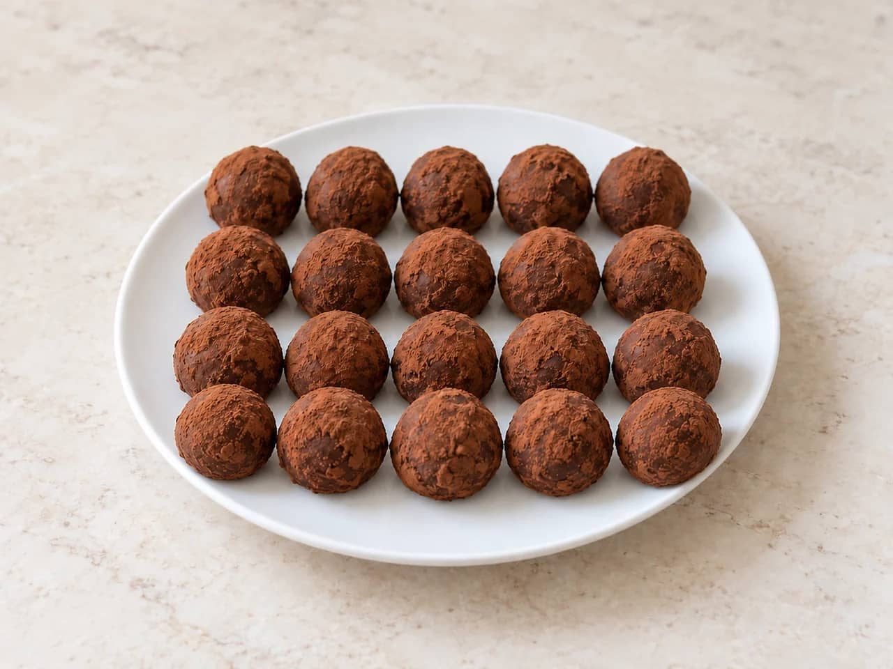 Imagem de Proposta de trufas de chocolate amargo com cacau