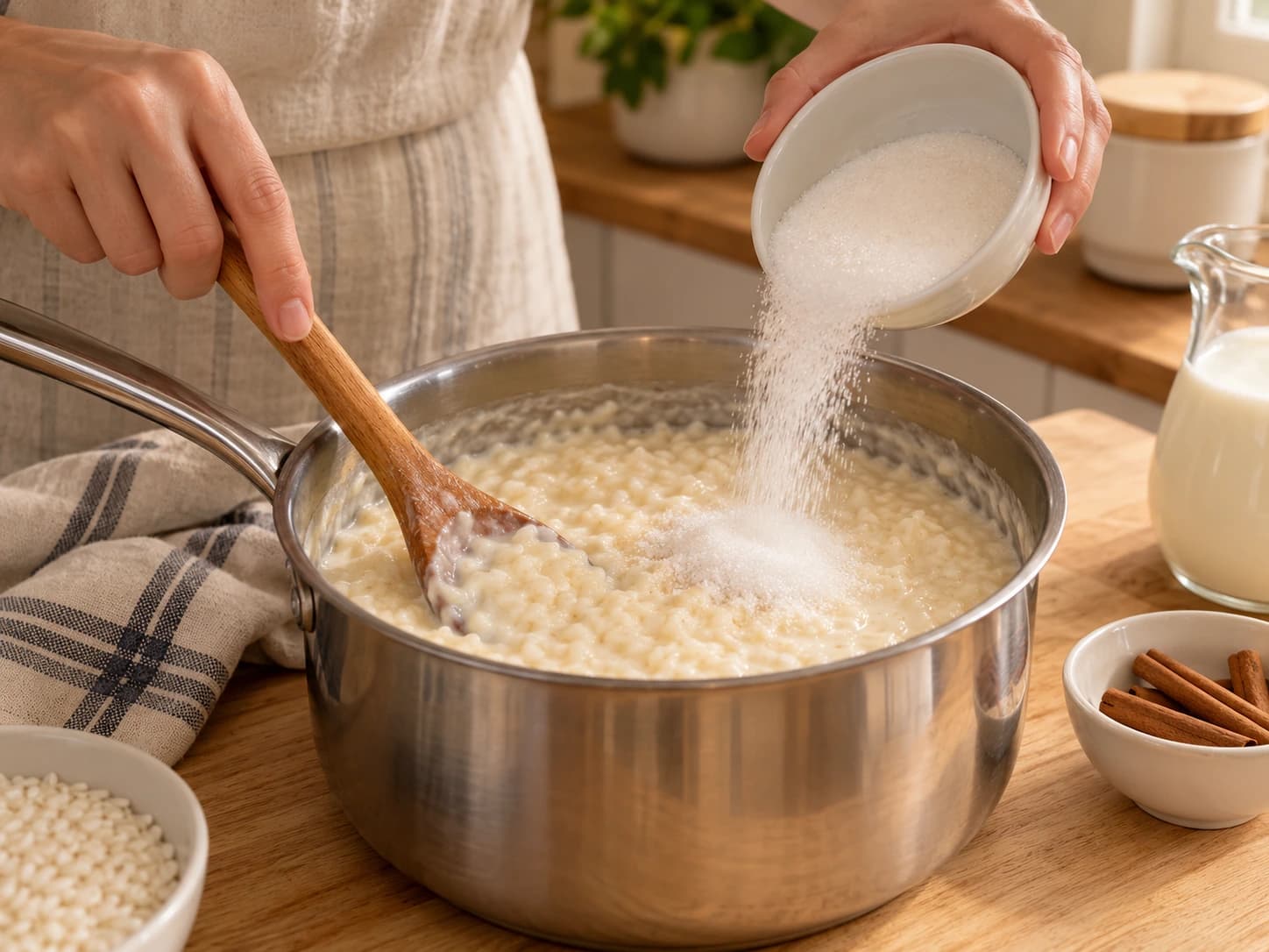 Rice Pudding: Sweeten