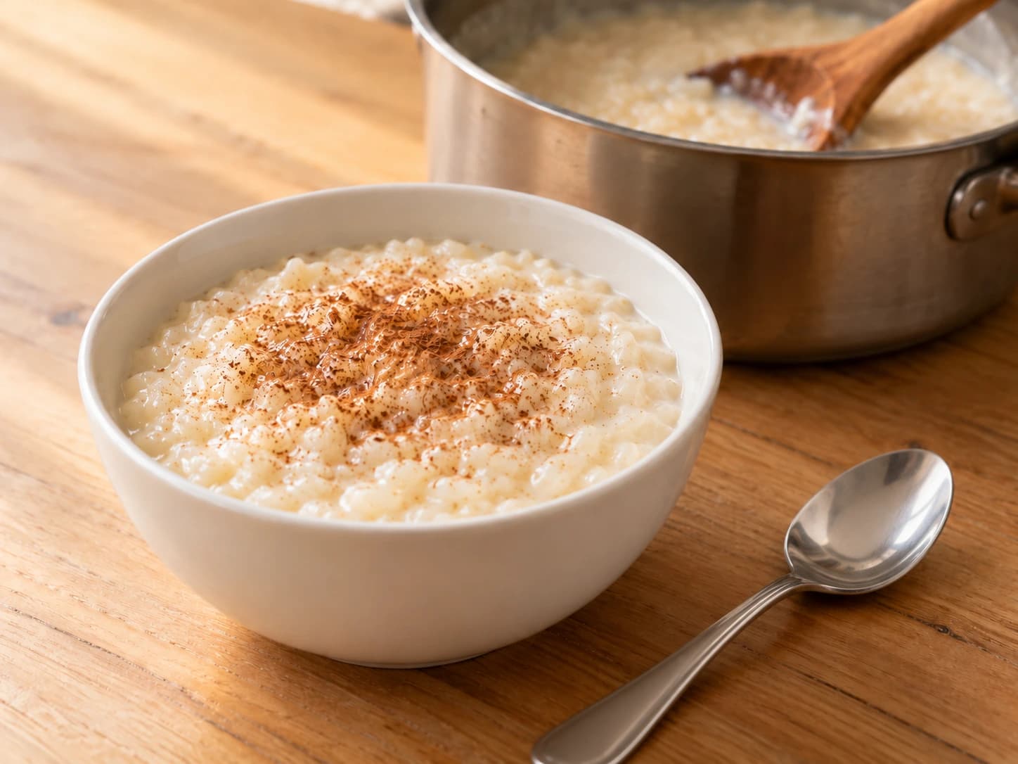 Rice Pudding: Remove the cinnamon and lemon and let it rest