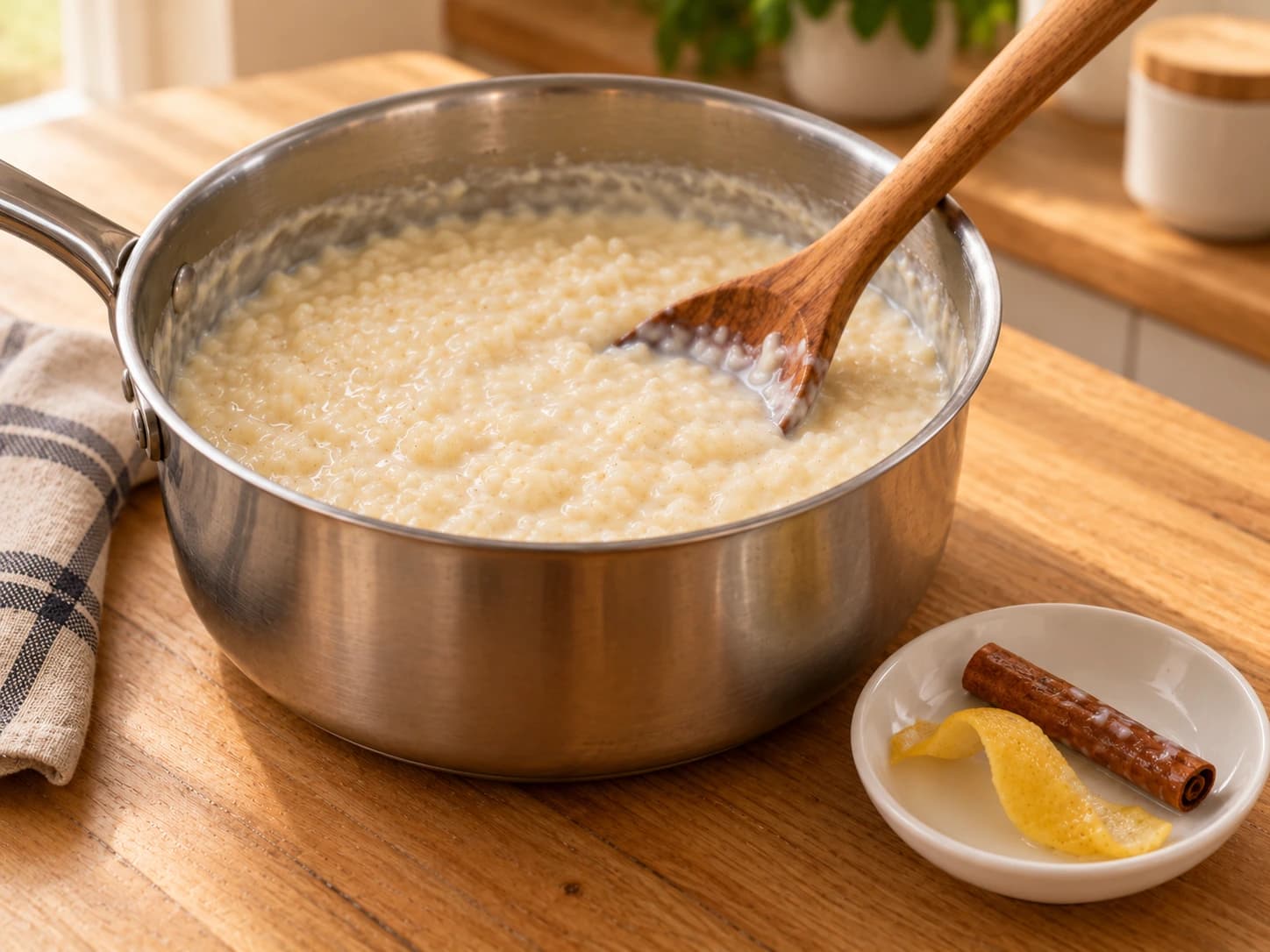 Rice Pudding: Serve