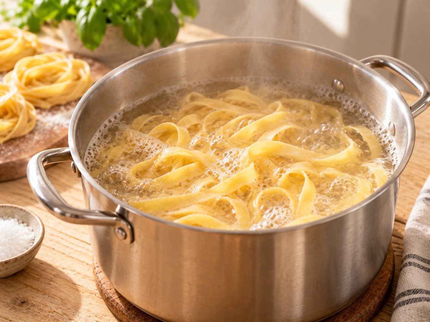 Bolognese Sauce: Cook the pasta