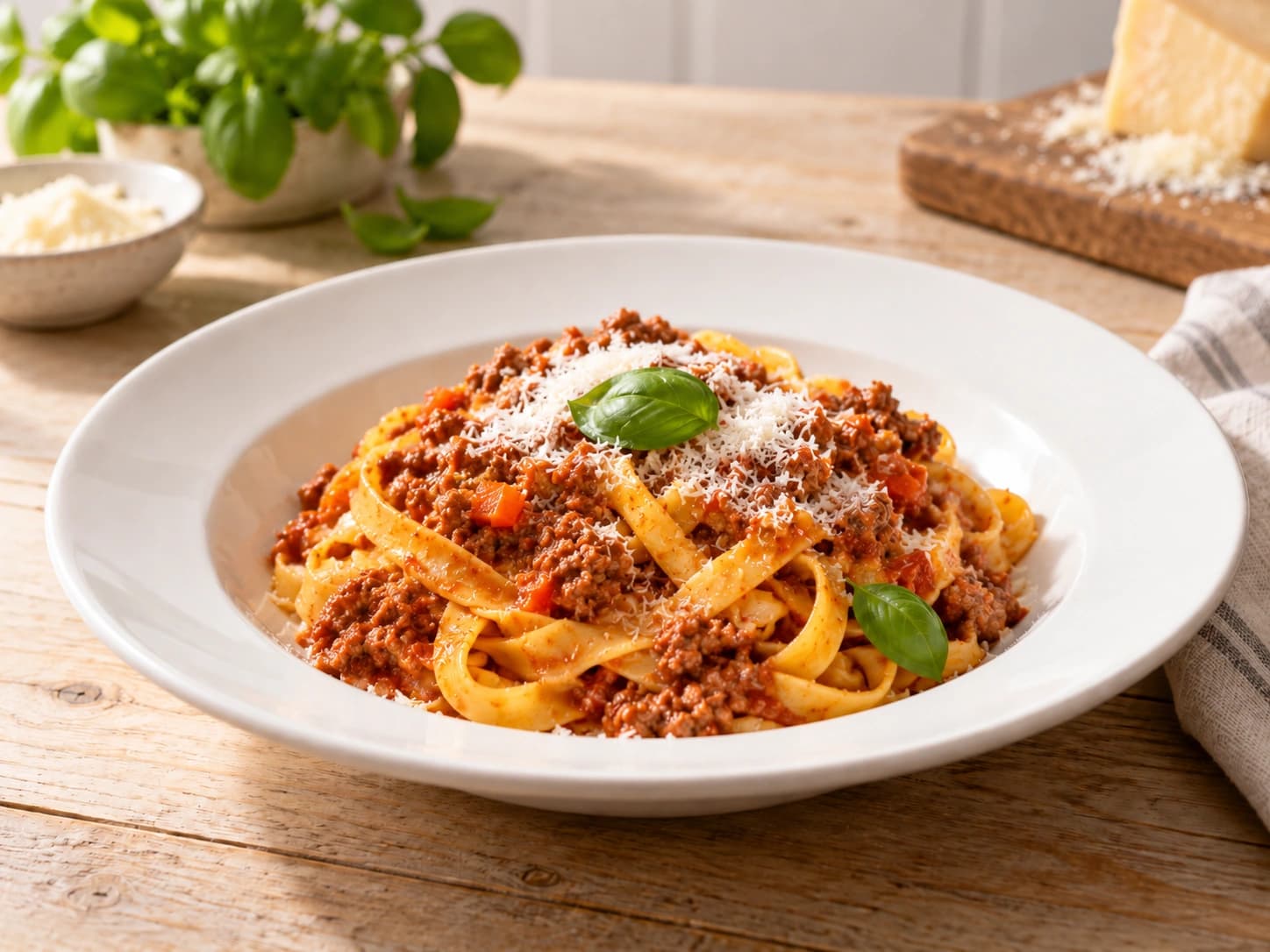 Bolognese Sauce: Toss and serve