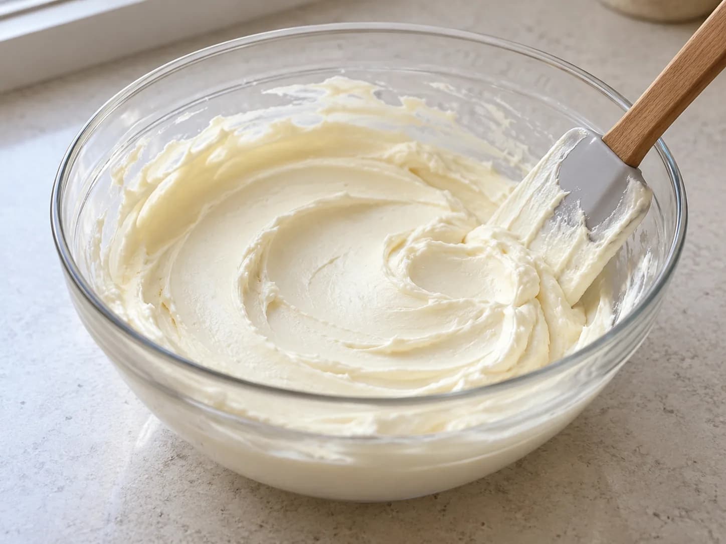 Cheesecake Oreo senza cottura: Lavorare il formaggio