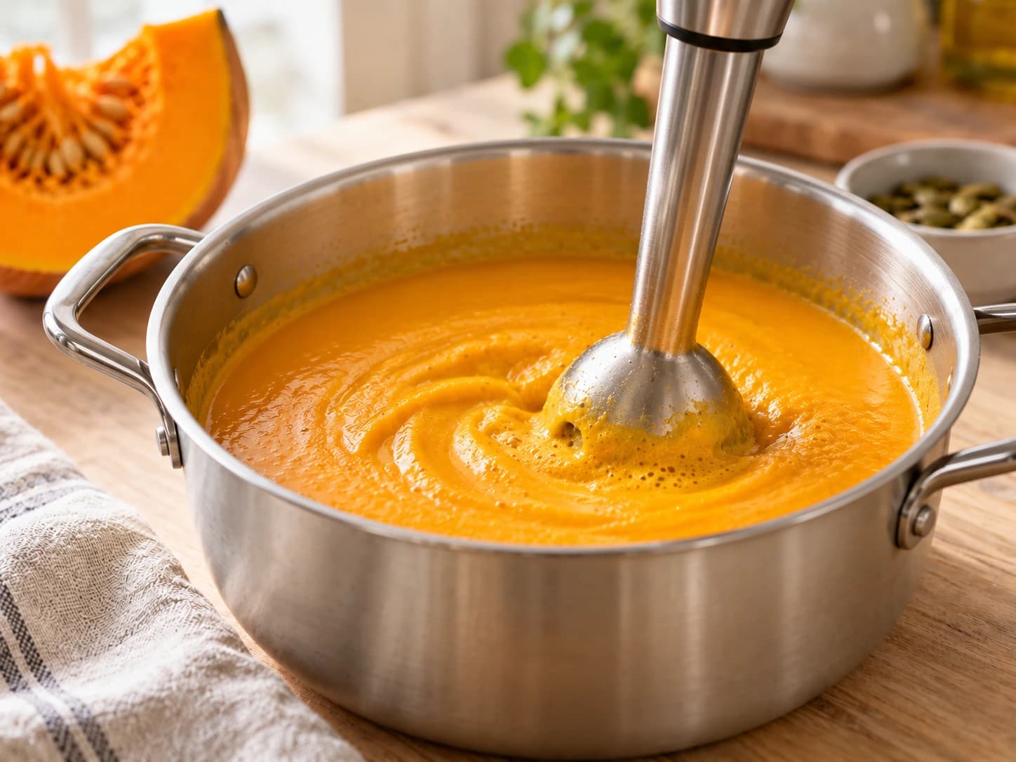 Pumpkin Soup: Blend
