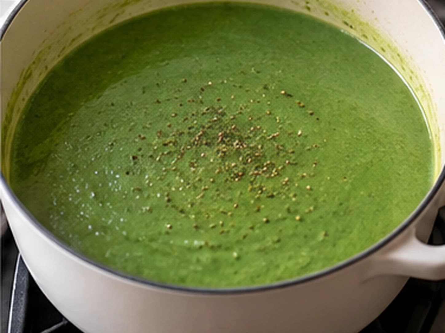 Creme de espinafre: Acerte o tempero