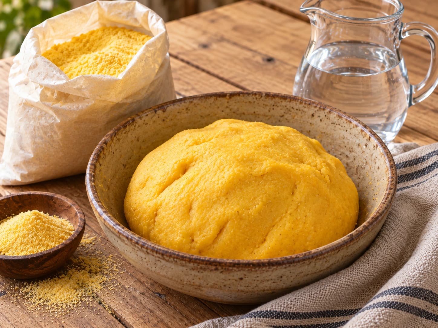 Empanadas colombiennes: Préparer la pâte