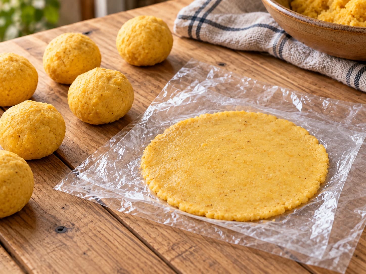 Empanadas colombiennes: Former les disques