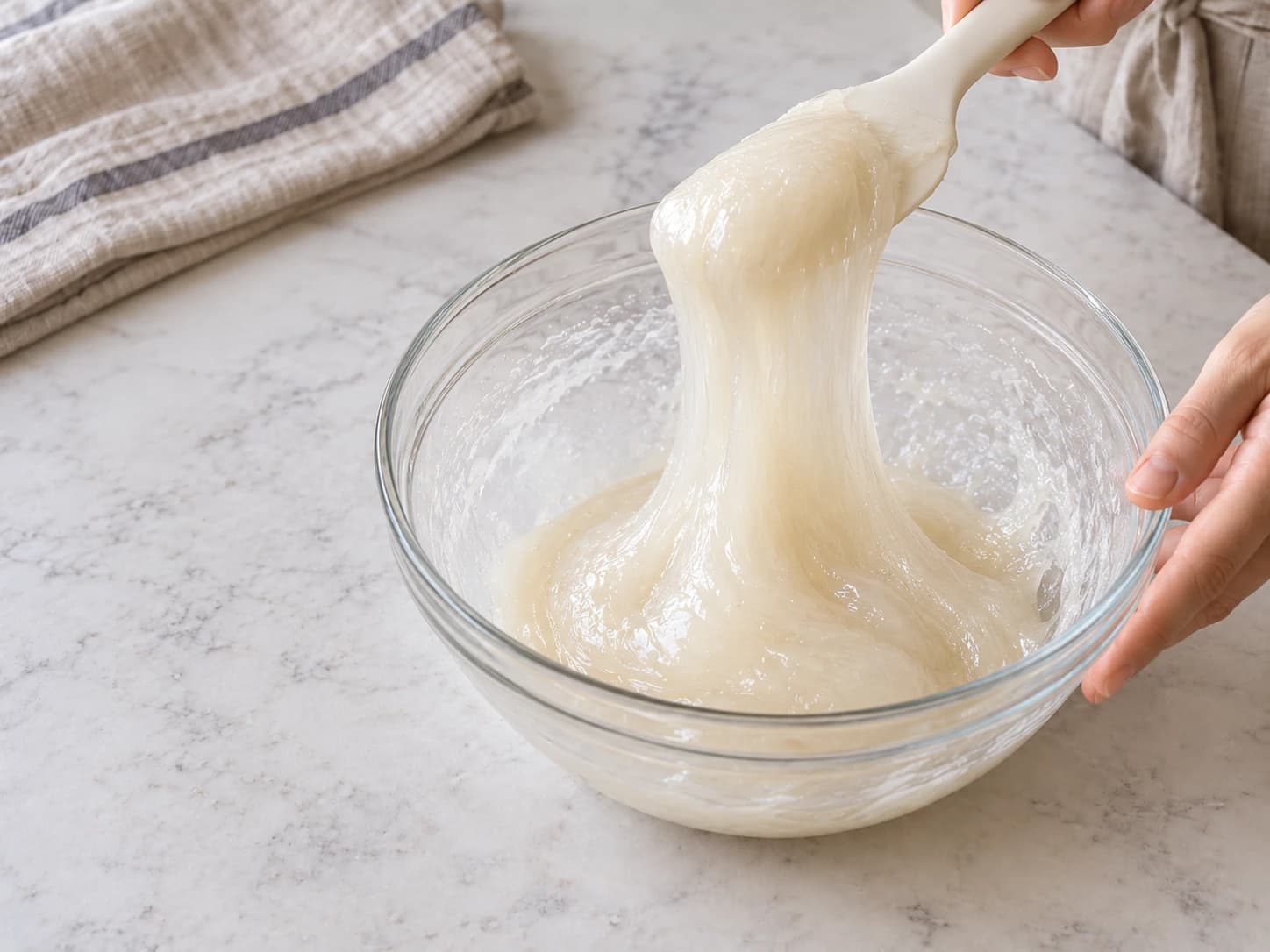 Mochi: dolce giapponese ripieno di pasta di fagioli rossi: Termina la cottura
