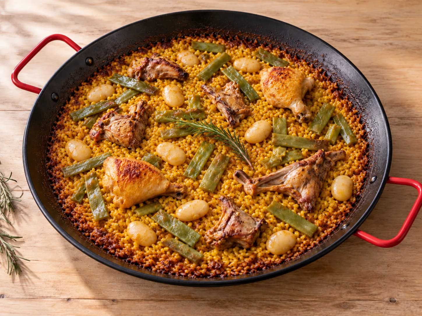 Valencian Paella: Finish cooking