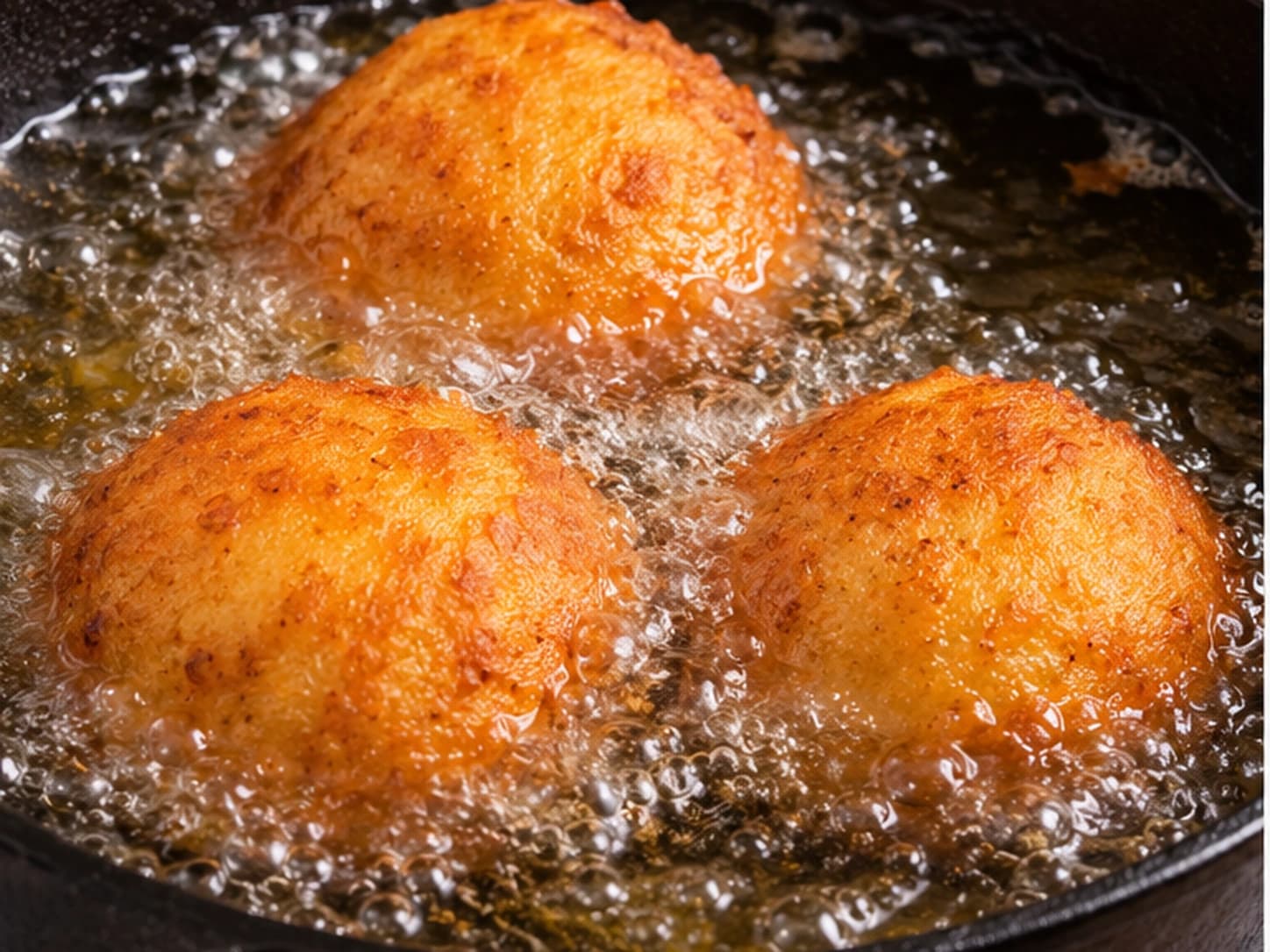 Papa rellena colombiana: Friggi le papas