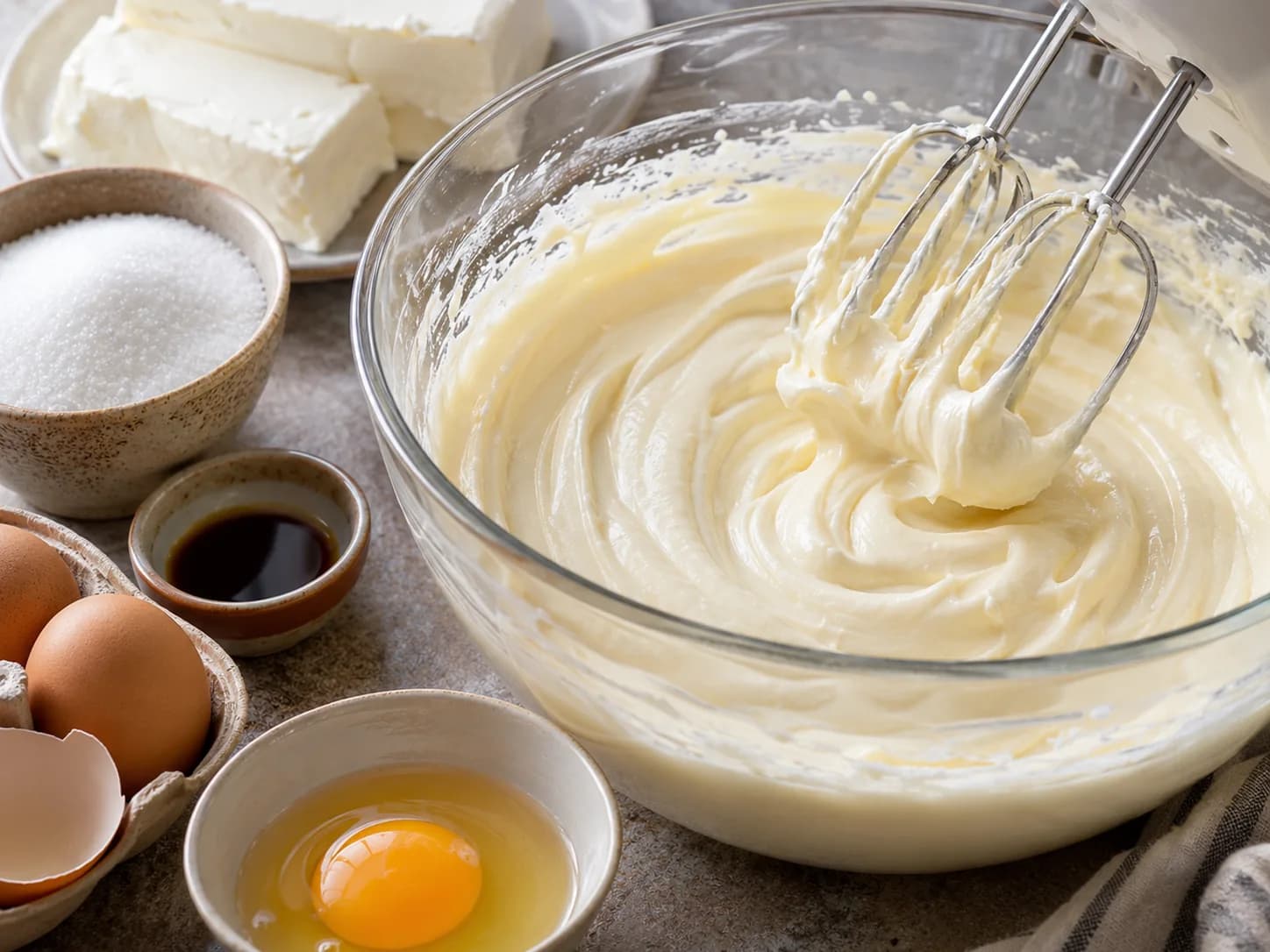 Cheesecake de agraz assado com cobertura caseira: Prepare o creme