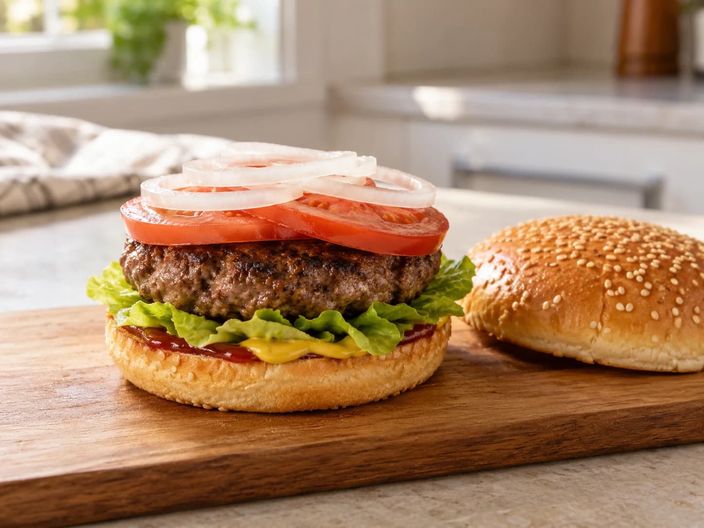 Burger Angus maison: Monter les burgers