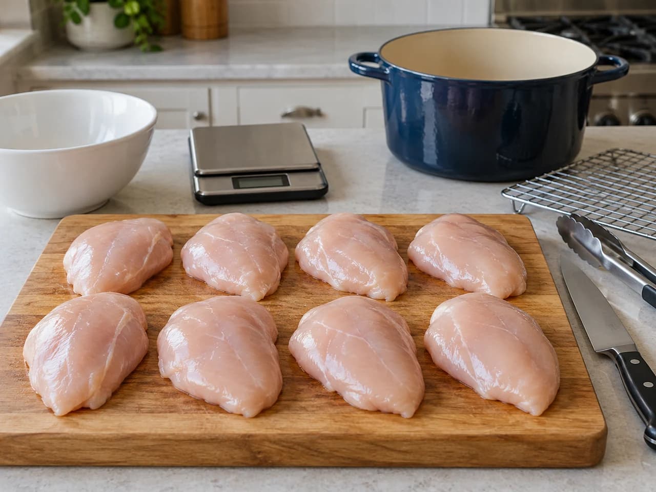 Pollo fritto ispirato al Sud degli Stati Uniti: Pesa e dividi il pollo