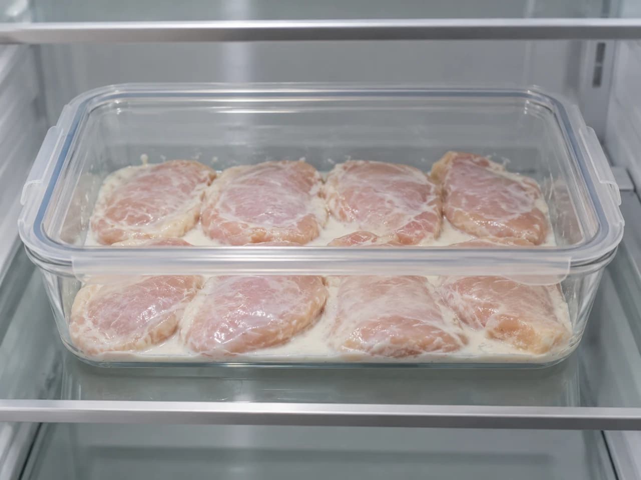 Pollo fritto ispirato al Sud degli Stati Uniti: Marina in frigorifero
