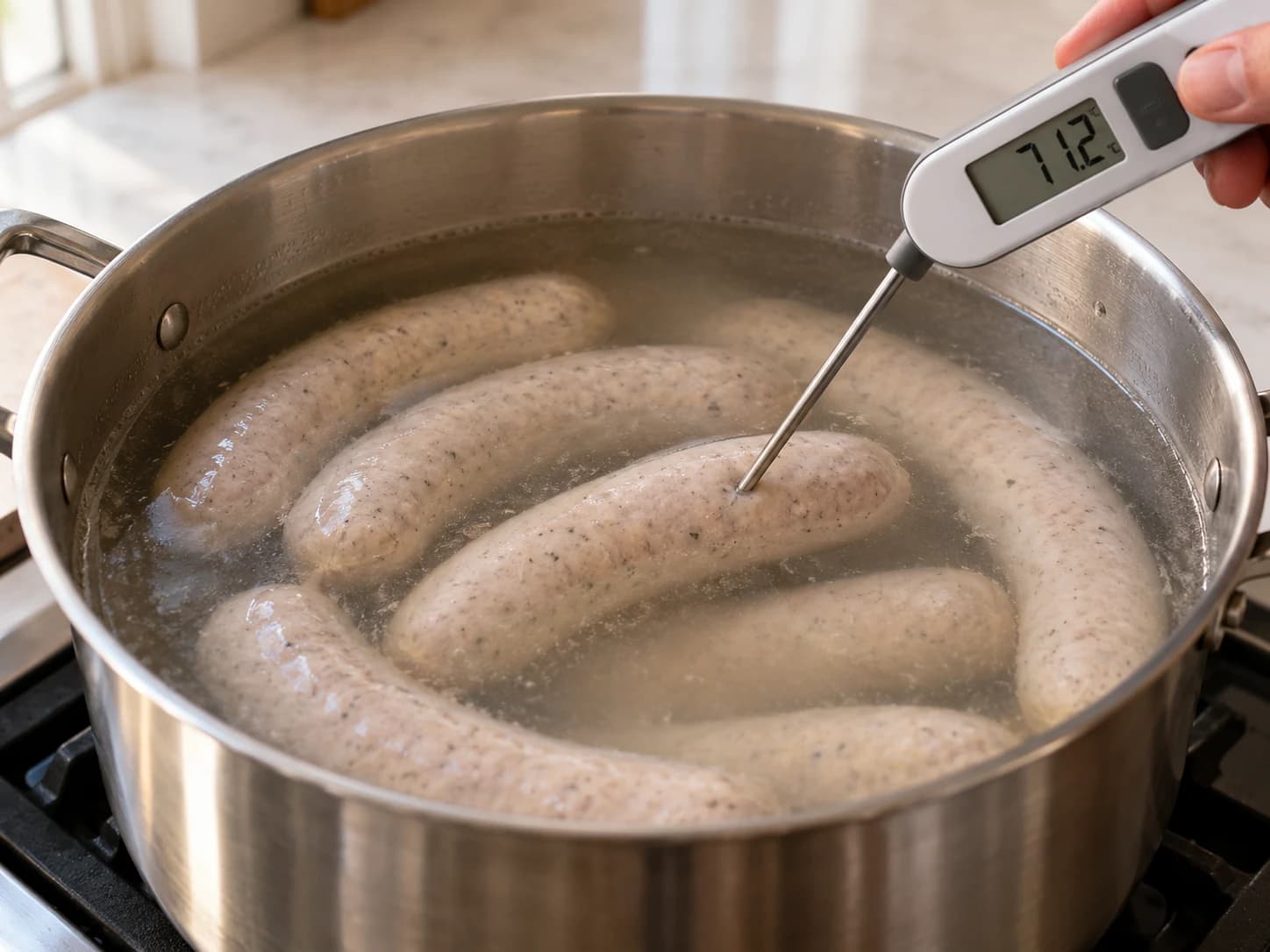 Bratwurst selbst gemacht: Mit Temperaturkontrolle garen