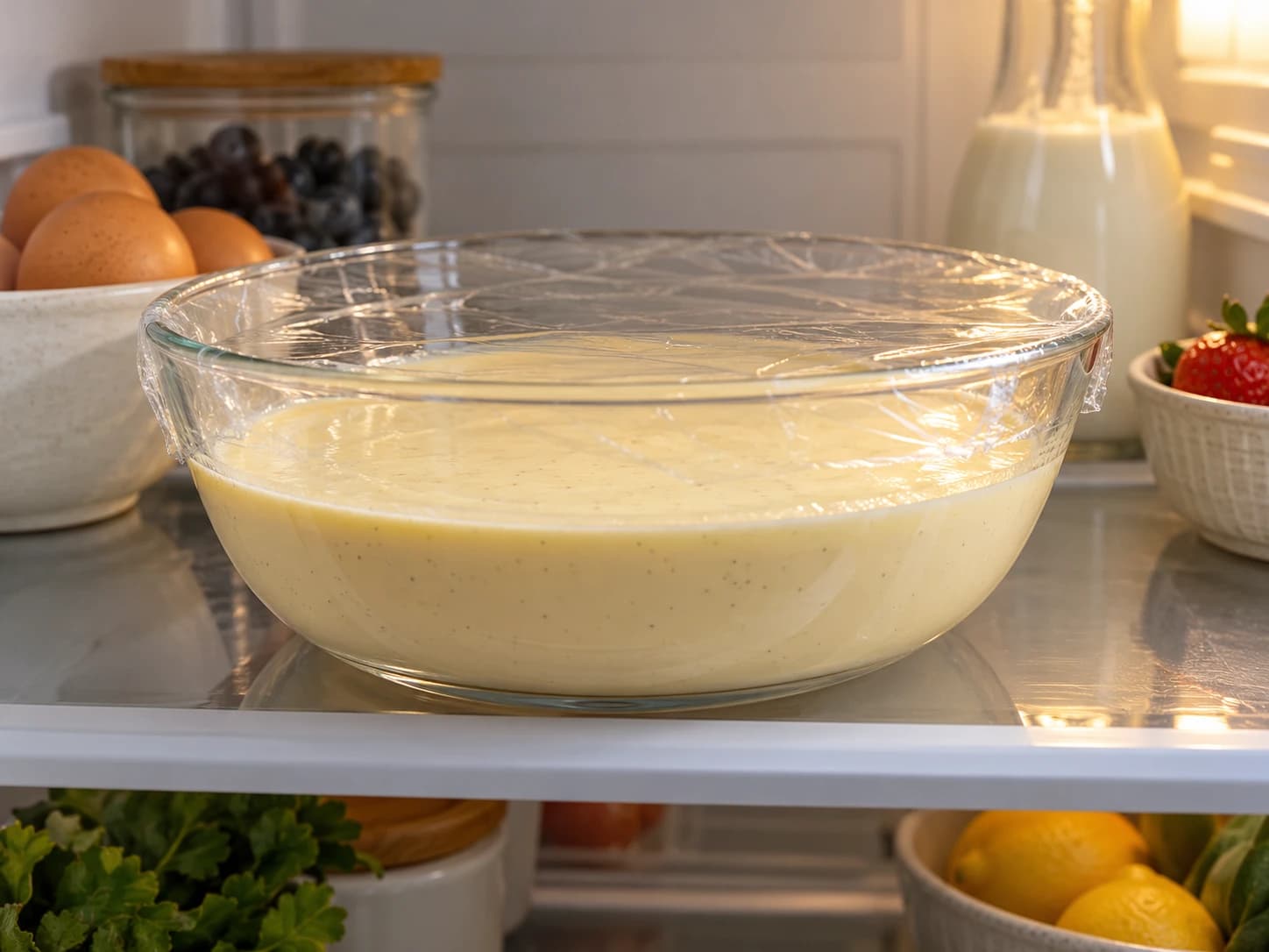 Glace à la vanille maison: Refroidir la crème