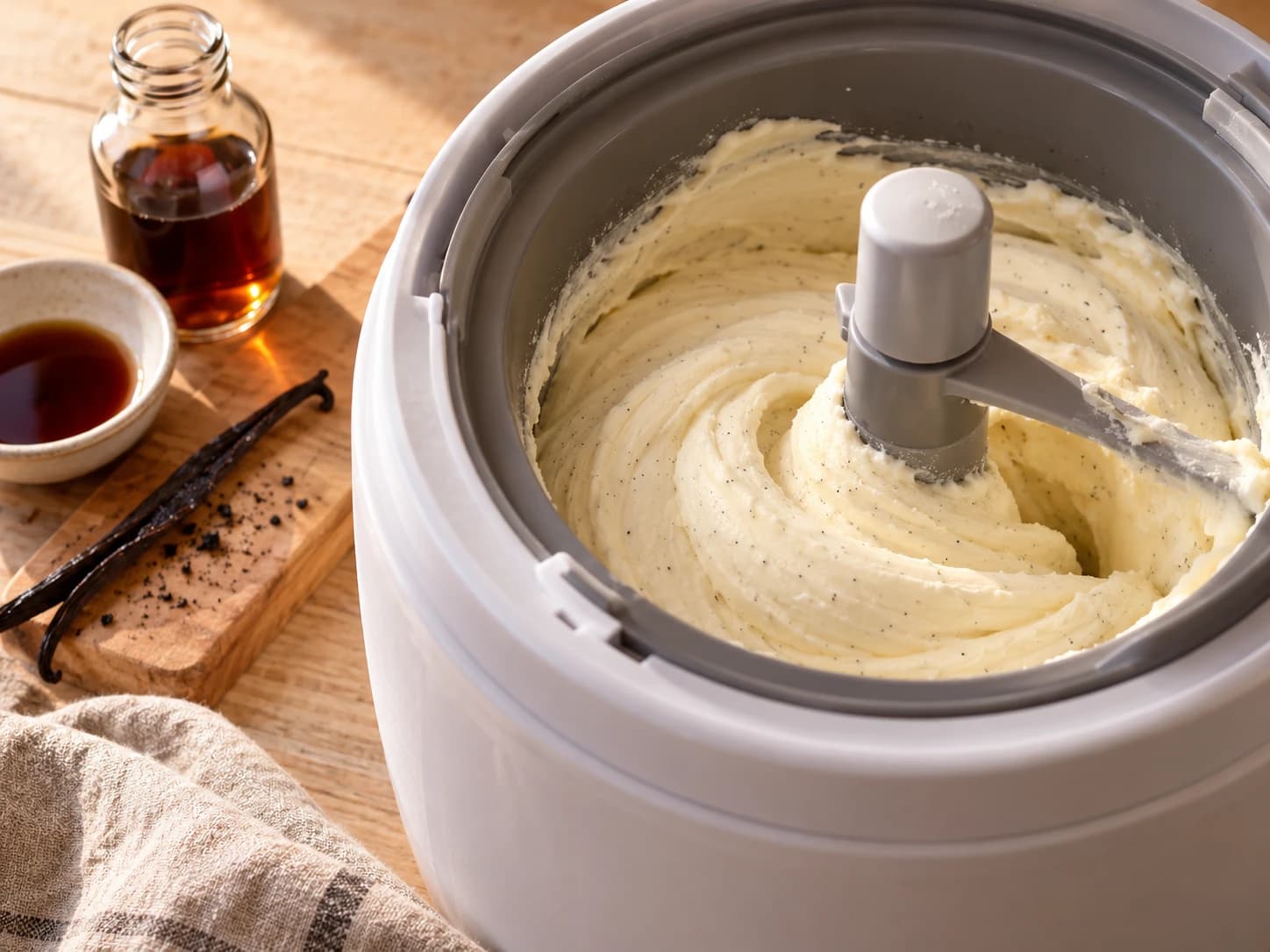 Glace à la vanille maison: Turbiner ou congeler