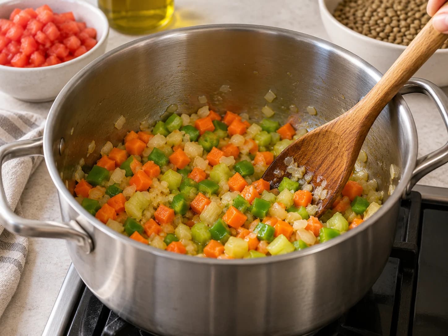 Add the vegetables