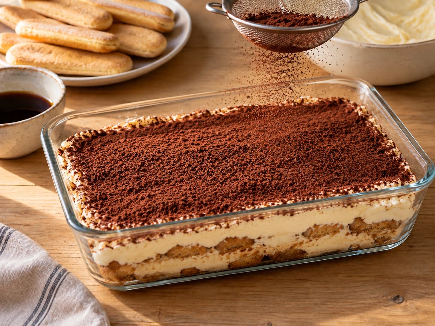 Tiramisù: Leve à geladeira e finalize
