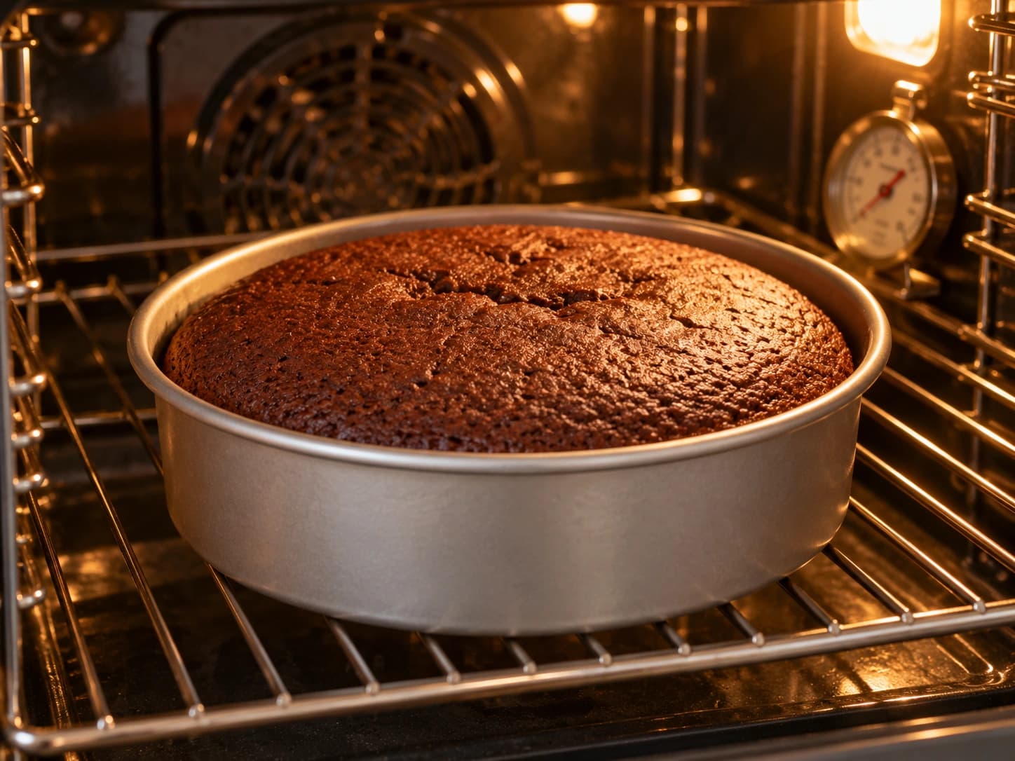 Chocolate Cake with Ganache: Bake the cake