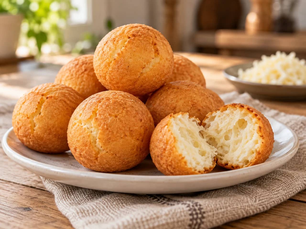Immagine di Buñuelos colombiani: frittelle di formaggio e amido di mais