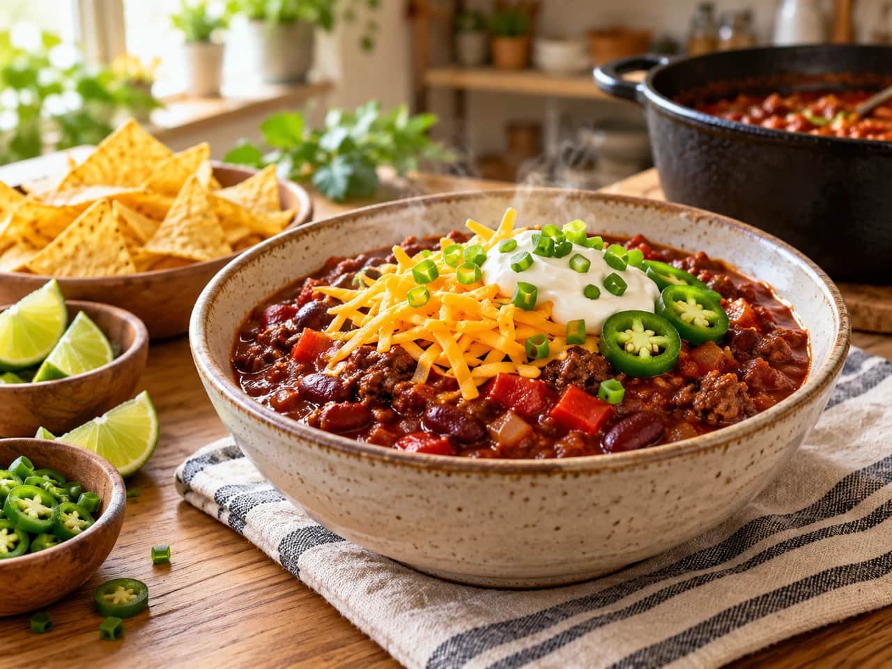 Imagen de Chili con carne express: receta fácil en una olla y en 40 minutos