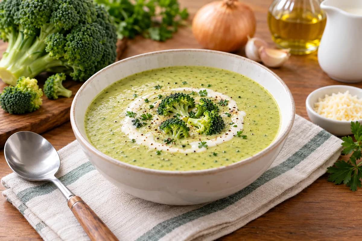 Bild von Brokkolicremesuppe