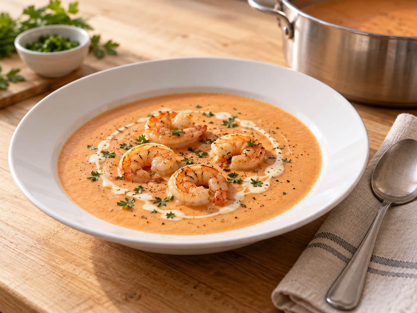 Imagen de Crema de camarones