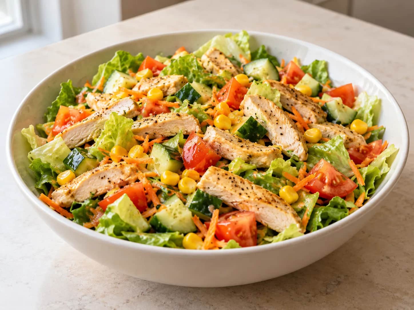 Imagen de Ensalada primavera con pollo