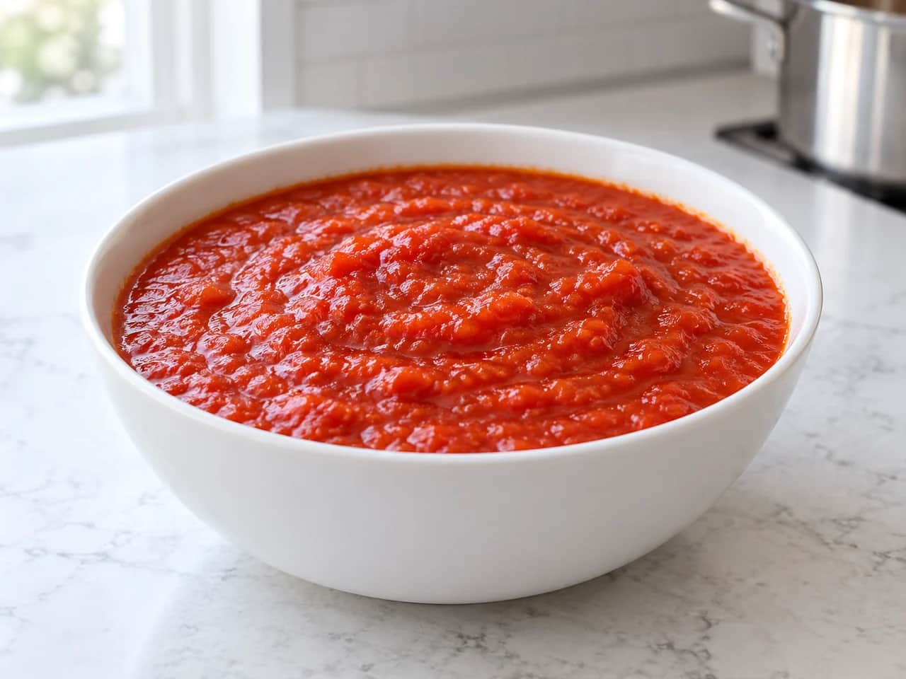 Imagen de Salsa de tomate casera con cebolla y ajo