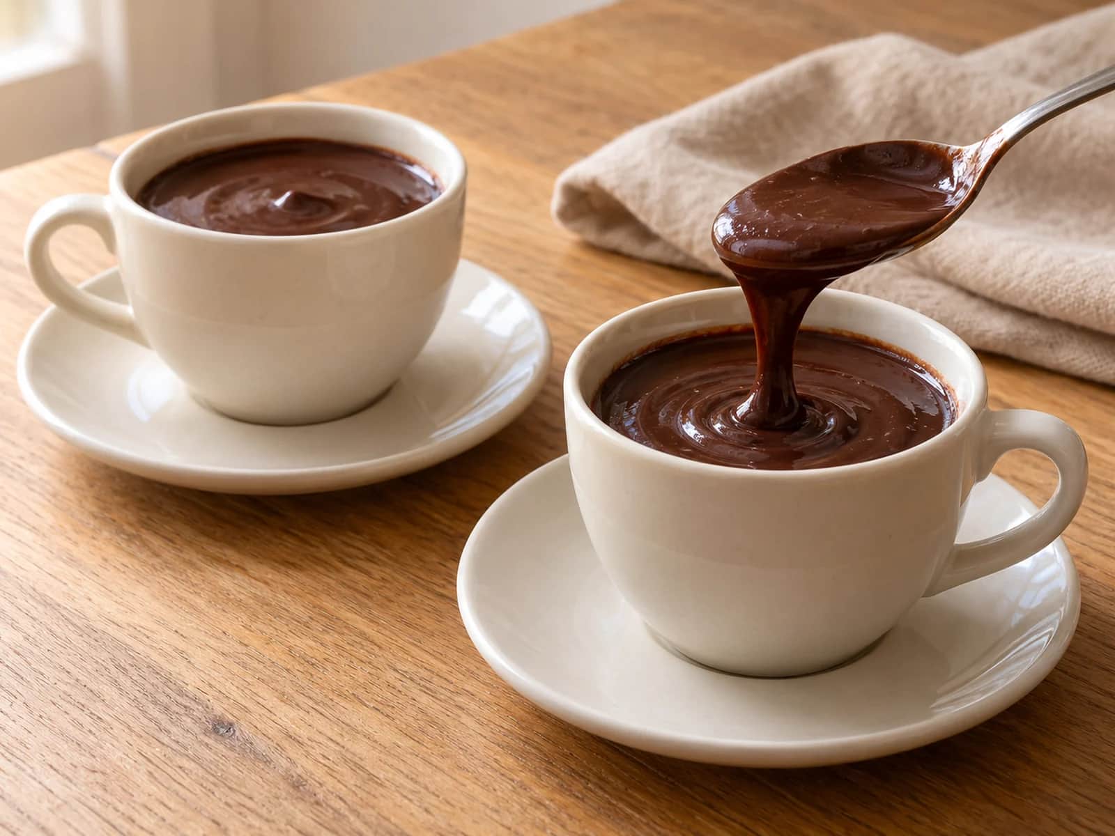 Imagen de Chocolate caliente italiano espeso, sin grumos