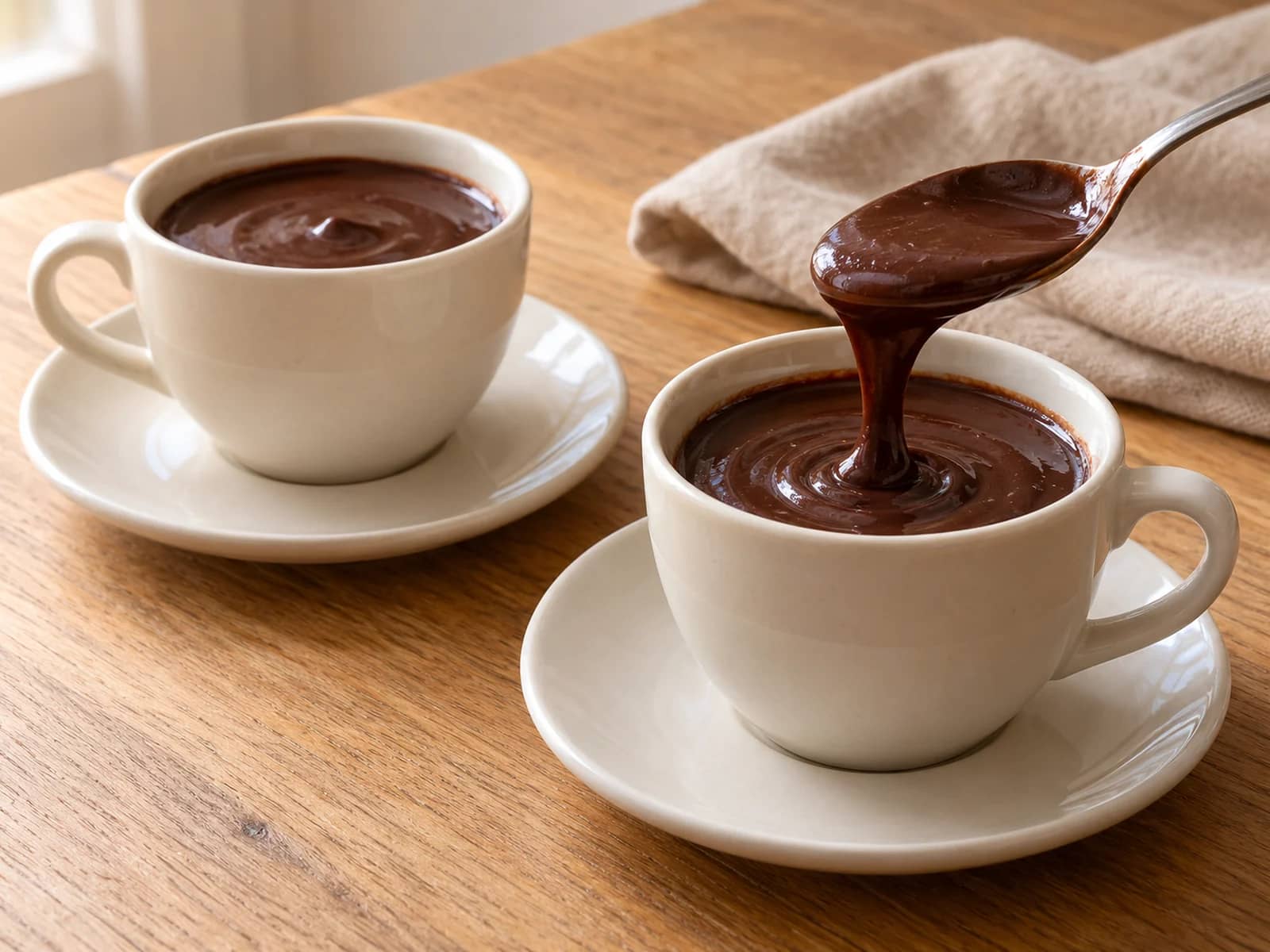Imagen de Chocolate caliente italiano espeso, sin grumos