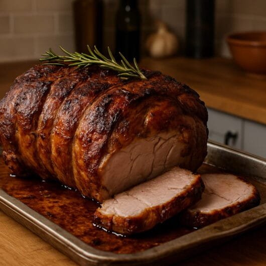 Bondiola de cerdo al horno