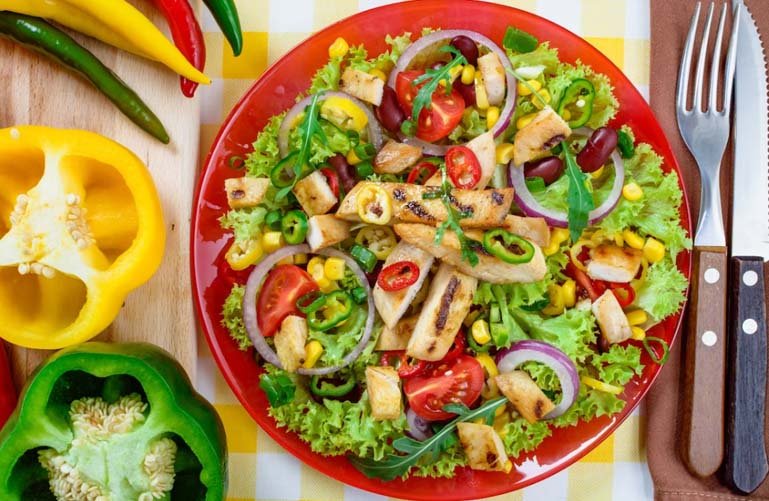 Spring Salad with Chicken Cooking Manual