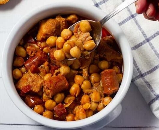 Receta de Garbanzos con Chorizo