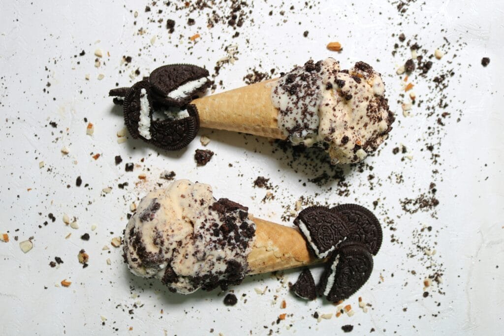 deux cornets de glace
