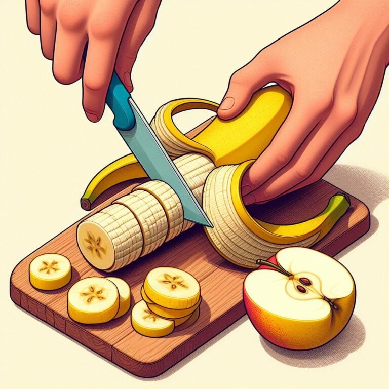 cut banana