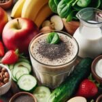 Batido de frutas y vegetales