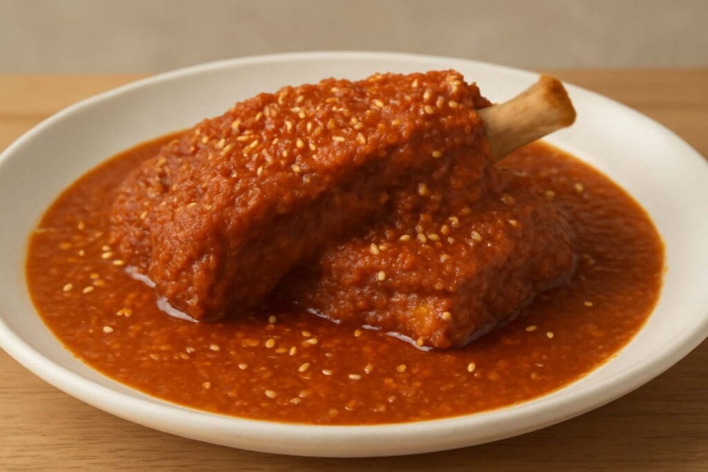 Costillas en Mole Rojo