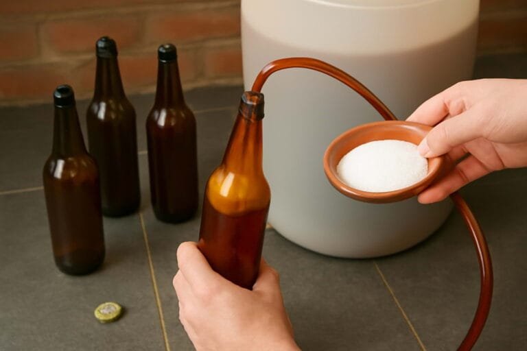 Maturation : Laisser les bouteilles dans un endroit frais et sombre pendant 2 à 3 semaines pour qu'elles mûrissent.