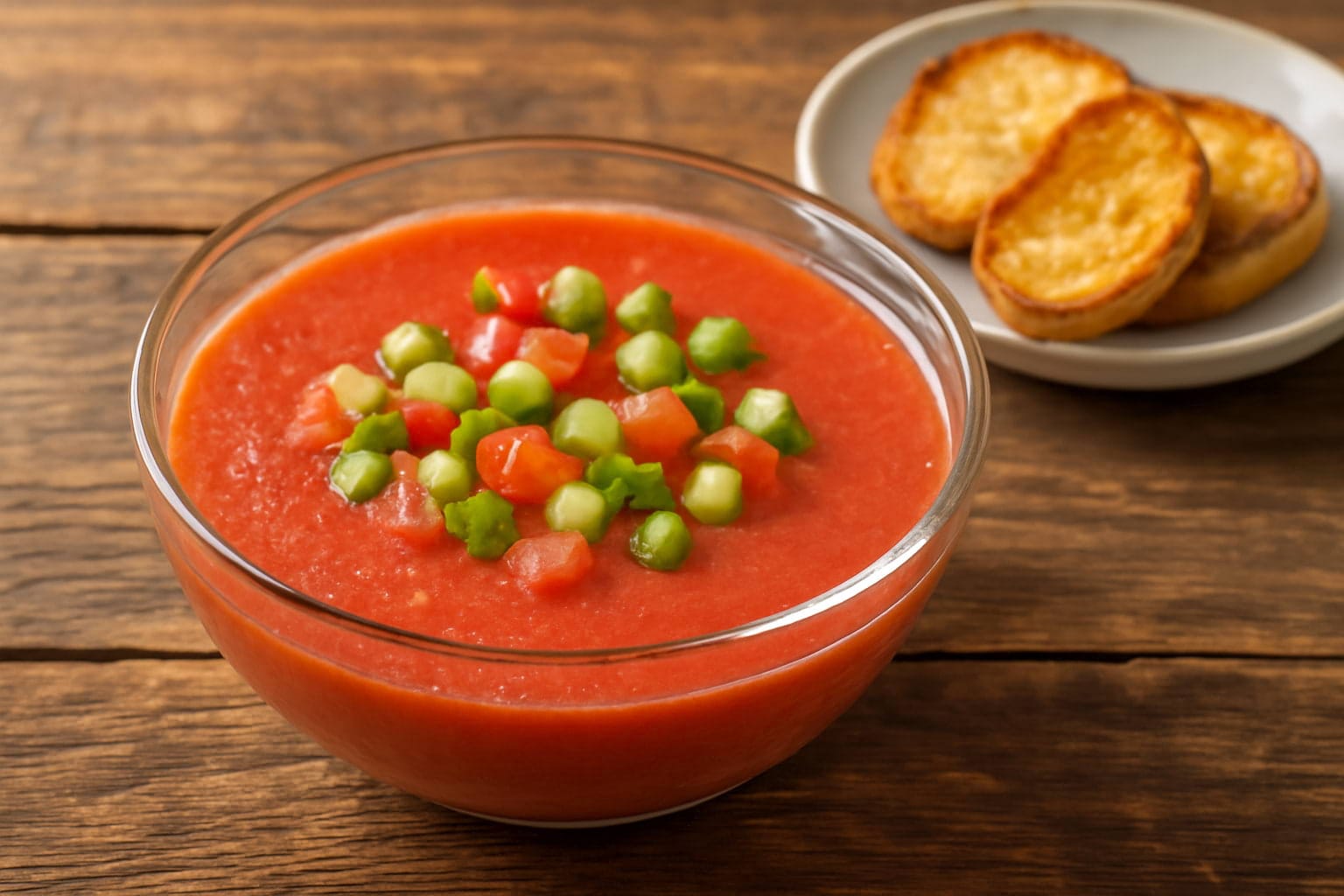 gaspacho servido